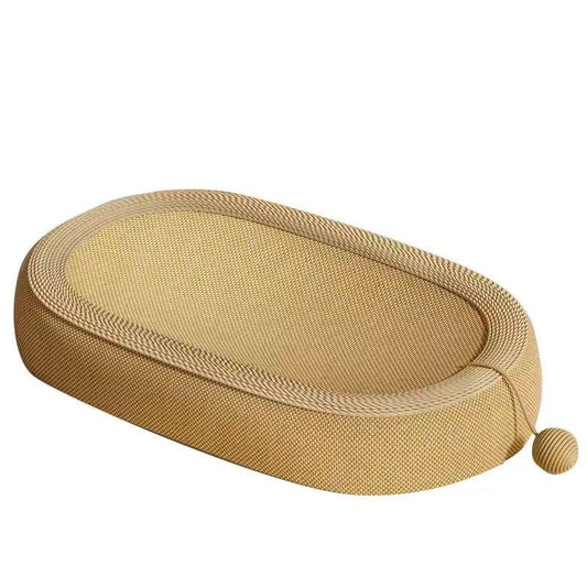 Oval Sisal Cat Scratcher Bed